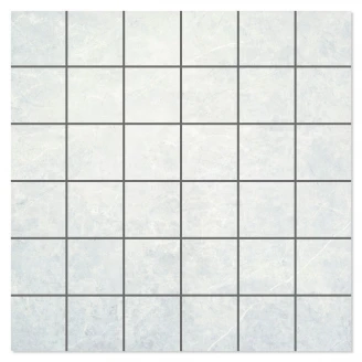 Marmor Mosaik  Klinker <strong>Firenze</strong>  Ljusgrå Matt 30x30 (5x5) cm